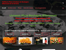 Tablet Screenshot of pizzaboulogne.com